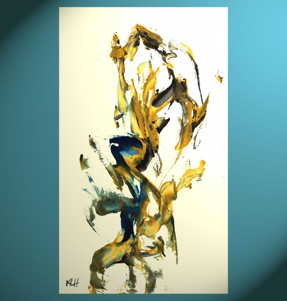 Abstract Expressionism Art -- Elegance Of Time -- Contemporary Modern Abstract Original Painting 616.102010